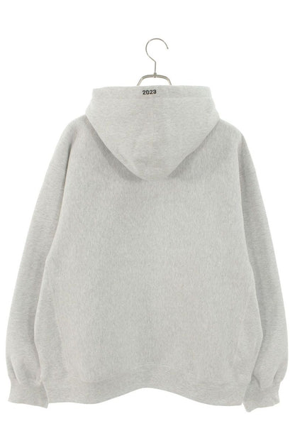Supreme 23AW Box Logo Hooded Sweatshirt Gray x Green Size L