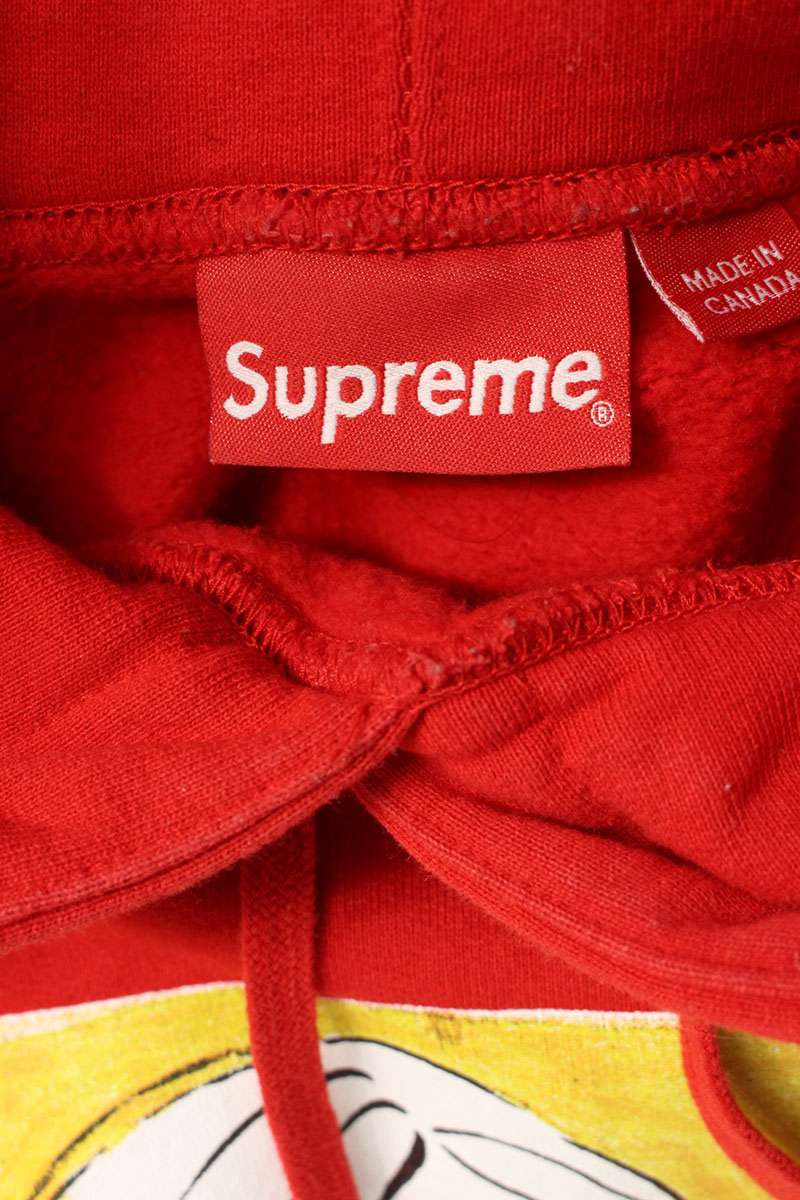 Supreme 19AW Nose Bleed Hooded Sweatshirt Red Size M