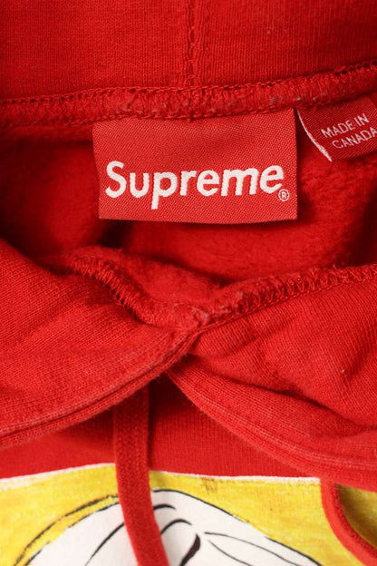 Supreme 19AW Nose Bleed Hooded Sweatshirt Red Size M
