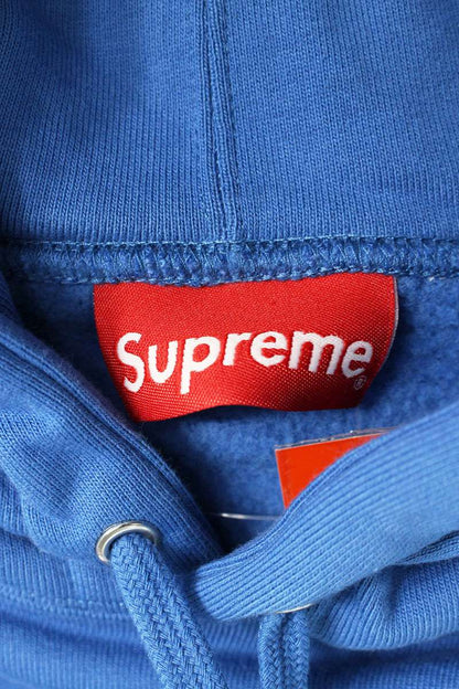 Supreme 21AW Reflective Hooded Sweatshirt Blue Size XL