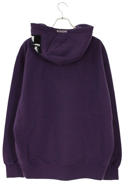 Supreme 21AW The Crow Zip Up Hooded Sweatshirt Purple Size L