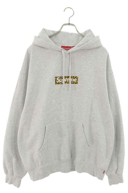 Supreme 24SS Shanghai Box Logo Hooded Sweatshirt Gray Size XL
