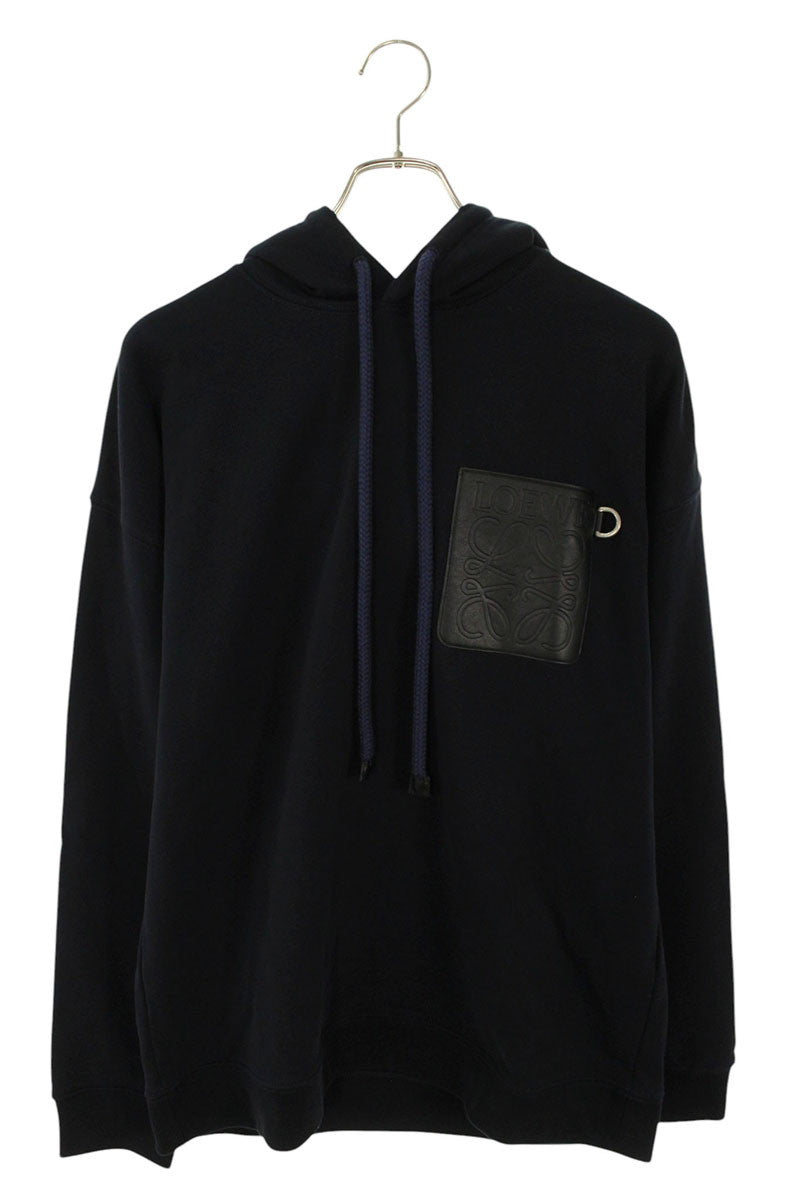 Loewe Logo Pullover Hoodie Black Size S