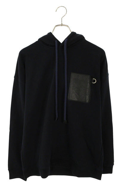Loewe Logo Pullover Hoodie Black Size S