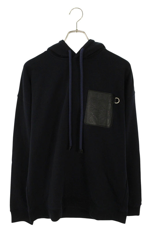 Loewe Logo Pullover Hoodie Black Size S