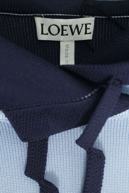 LOEWE 23SS Pixel Pullover Hoodie Blue Size M