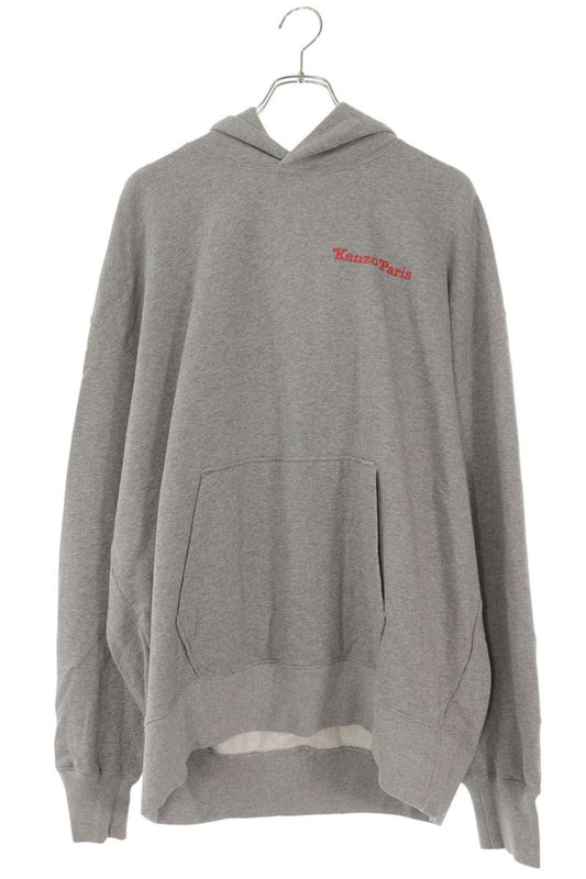 KENZO Back Tiger Print Hoodie Gray Size XL