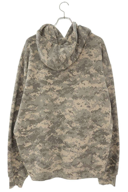 SUPREME Small Box Hooded Sweatshirt Camo Green Size XL