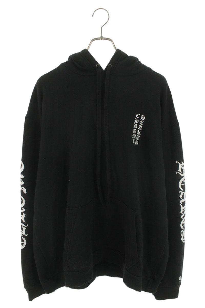 Chrome Hearts SWTSHRT PLV Logo Print Hoodie Black Size XL