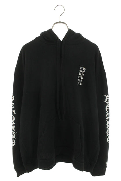 Chrome Hearts SWTSHRT PLV Logo Print Hoodie Black Size XL
