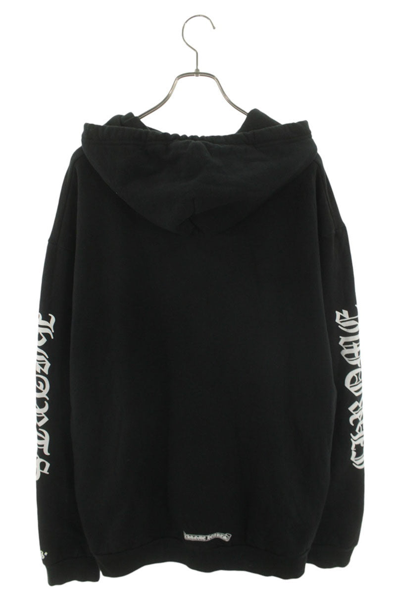 Chrome Hearts SWTSHRT PLV Logo Print Hoodie Black Size XL