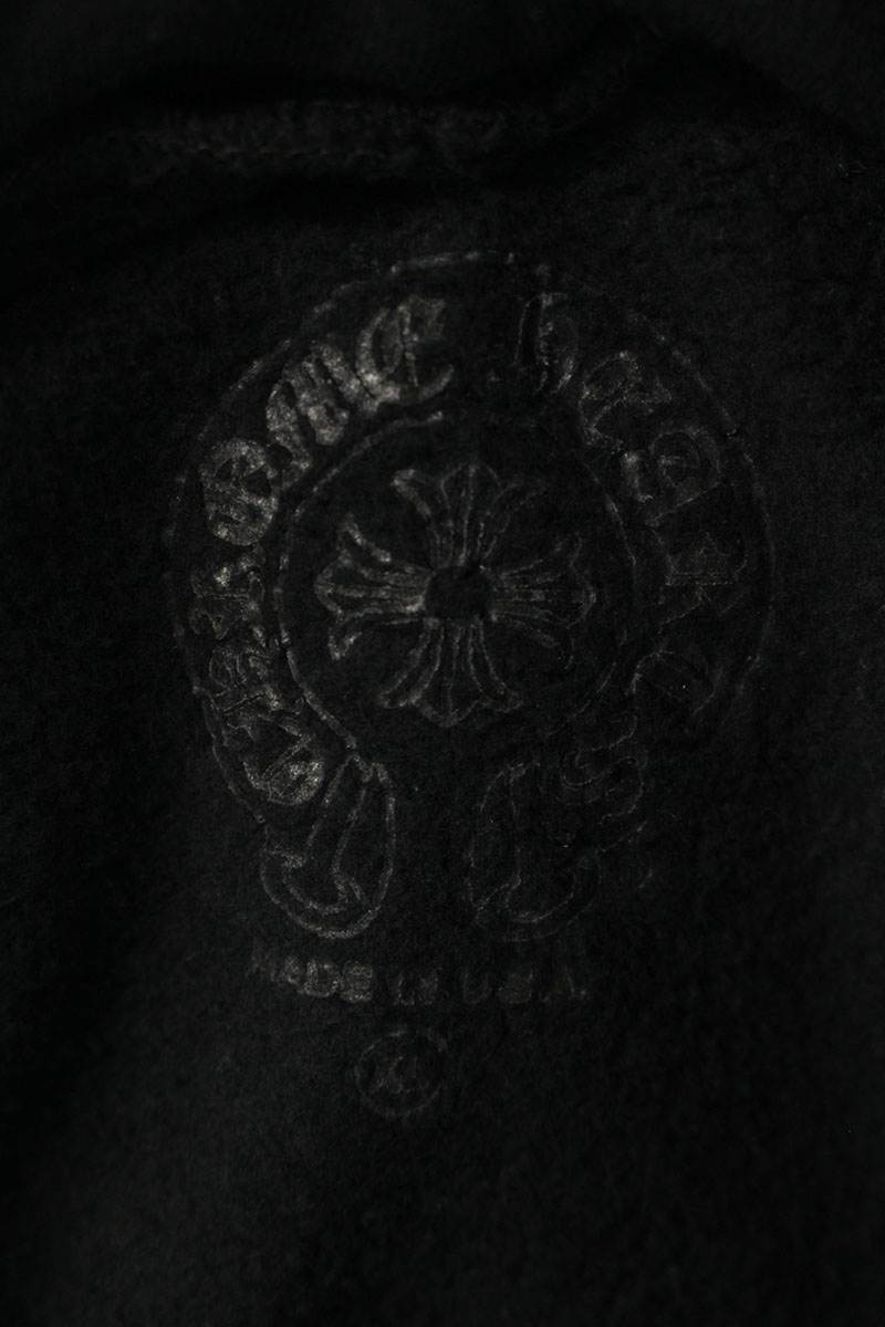 Chrome Hearts SWTSHRT PLV Logo Print Hoodie Black Size XL