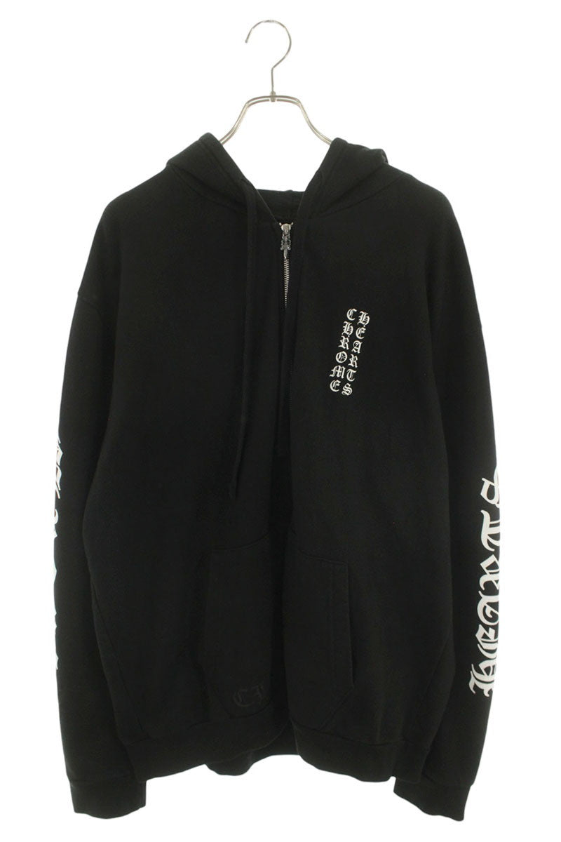 Chrome Hearts SWTSHRT HD ZIP Sleeve Logo Zip Hoodie Size XL