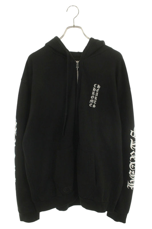 Chrome Hearts SWTSHRT HD ZIP Sleeve Logo Zip Hoodie Size XL