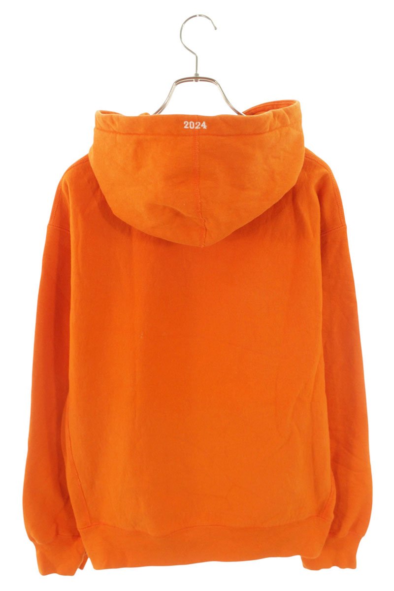Supreme 24AW Box Logo Hooded Sweatshirt Orange Size M