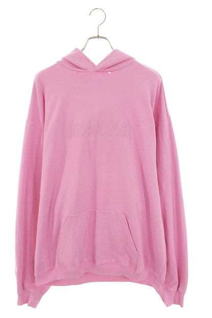 Balenciaga Front Logo Hoodie Pink Size S