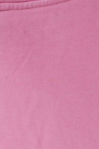 Balenciaga Front Logo Hoodie Pink Size S