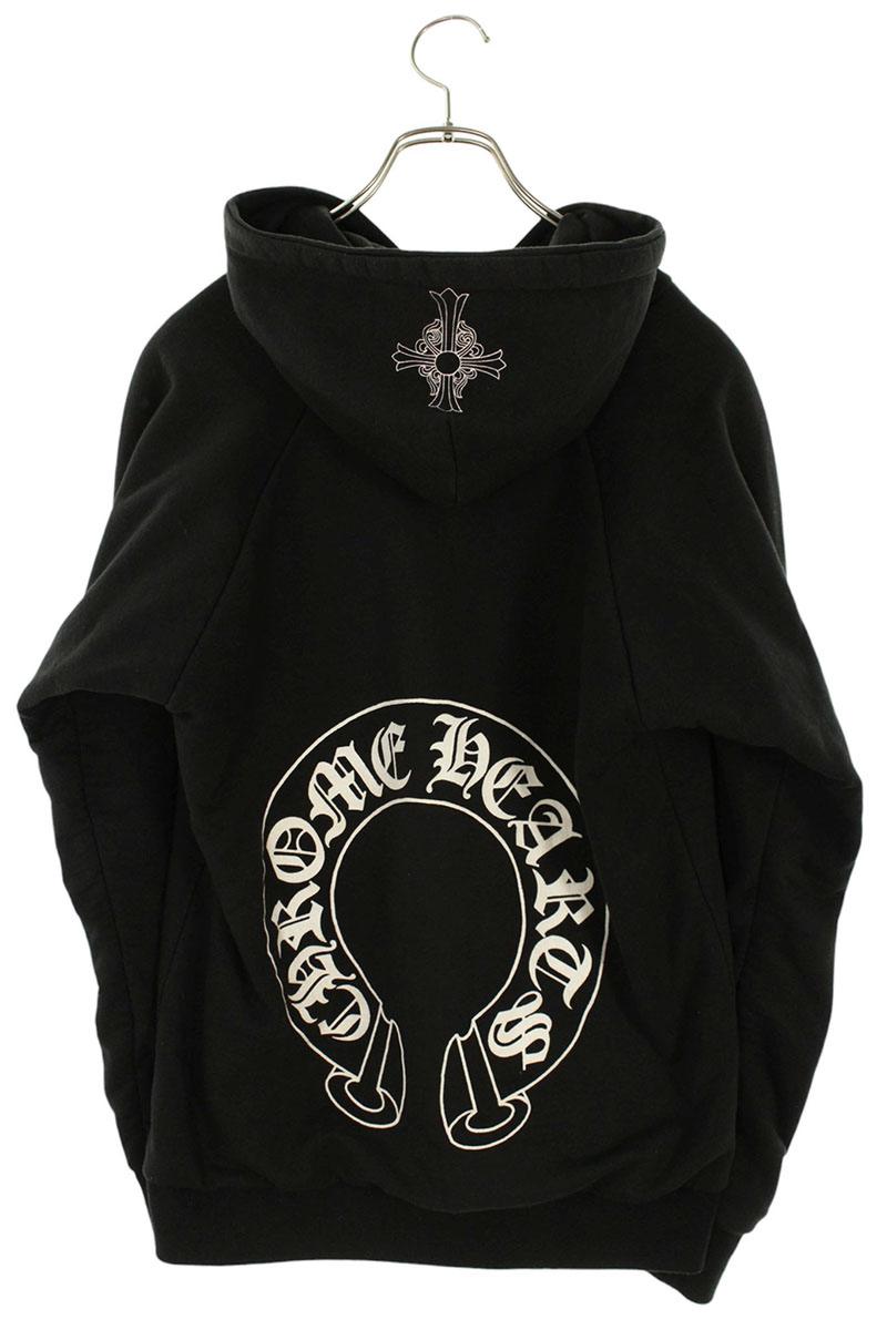 Chrome Hearts Thermal Lined Horseshoe Print Hoodie Size M
