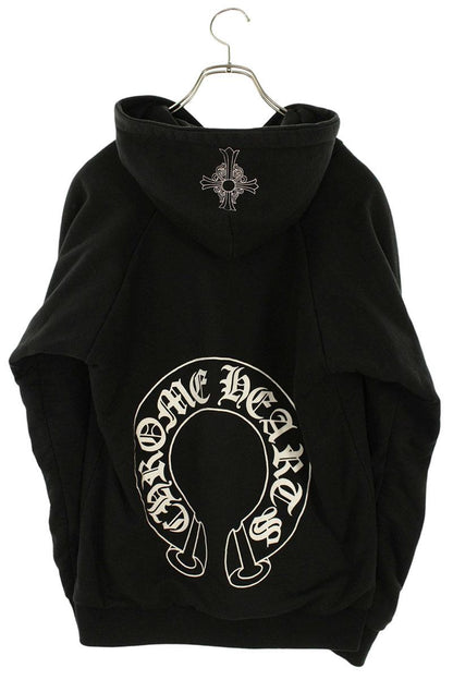 Chrome Hearts Thermal Lined Horseshoe Print Hoodie Size M