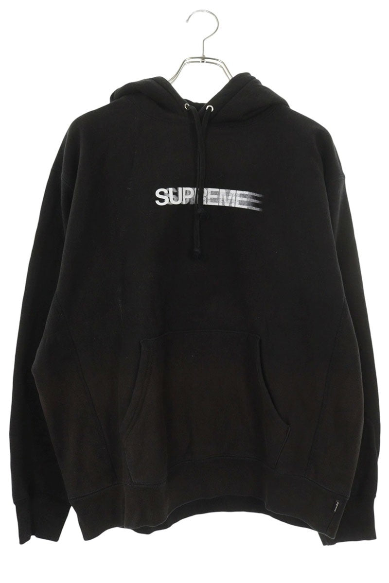 SUPREME Motion Logo Hooded Sweatshirt Black Size M