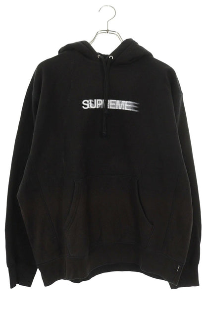 SUPREME Motion Logo Hooded Sweatshirt Black Size M
