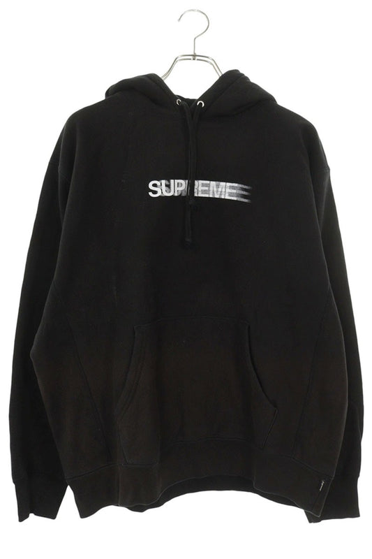 SUPREME Motion Logo Hooded Sweatshirt Black Size M