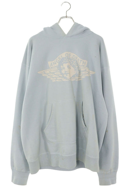 SAINT MICHAEL Vintage Angel Print Pullover Hoodie Size XL