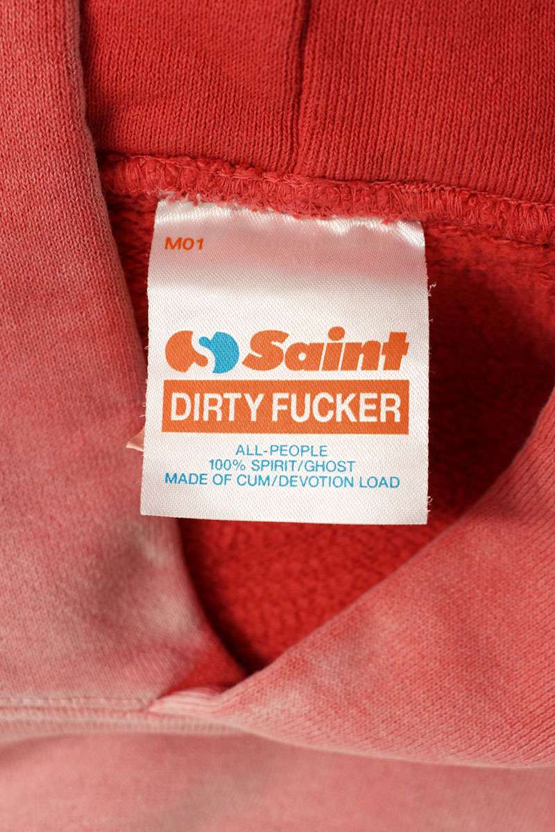 Saint Michael 26SS MICHAEL Vintage Hoodie Red Size XL