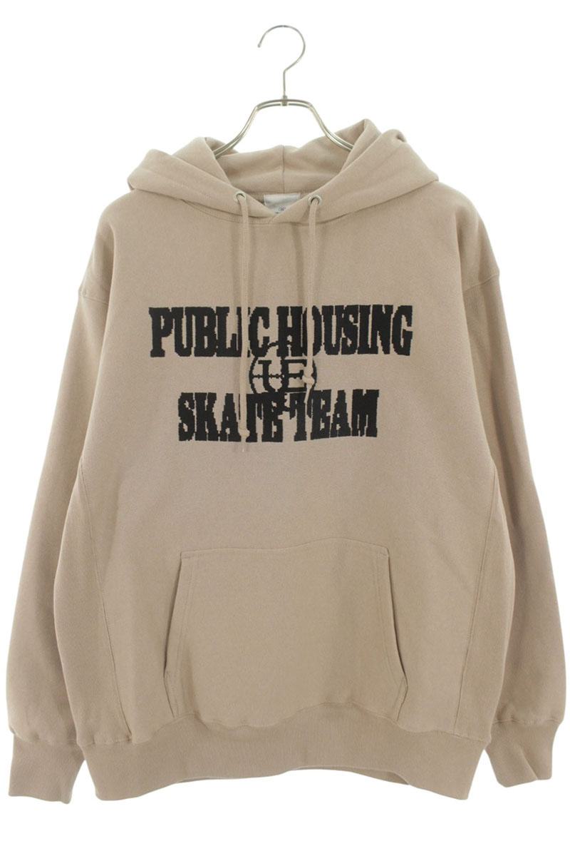 uniform experiment Embroidered Hoodie Pink Size L