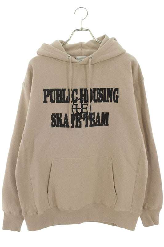 uniform experiment Embroidered Hoodie Pink Size L