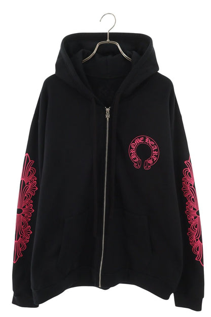 Chrome Hearts SWTSHRT HD ZIP Floral Sleeve & Back Size XL