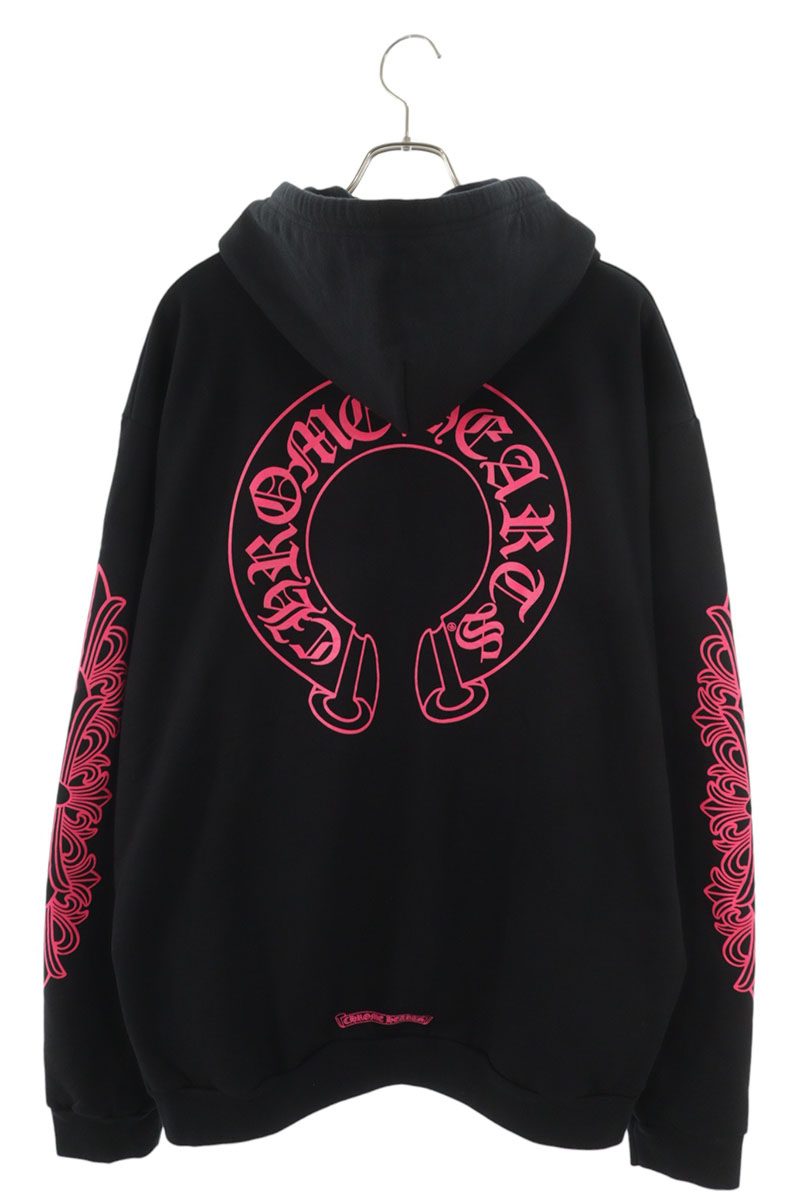 Chrome Hearts SWTSHRT HD ZIP Floral Sleeve & Back Size XL