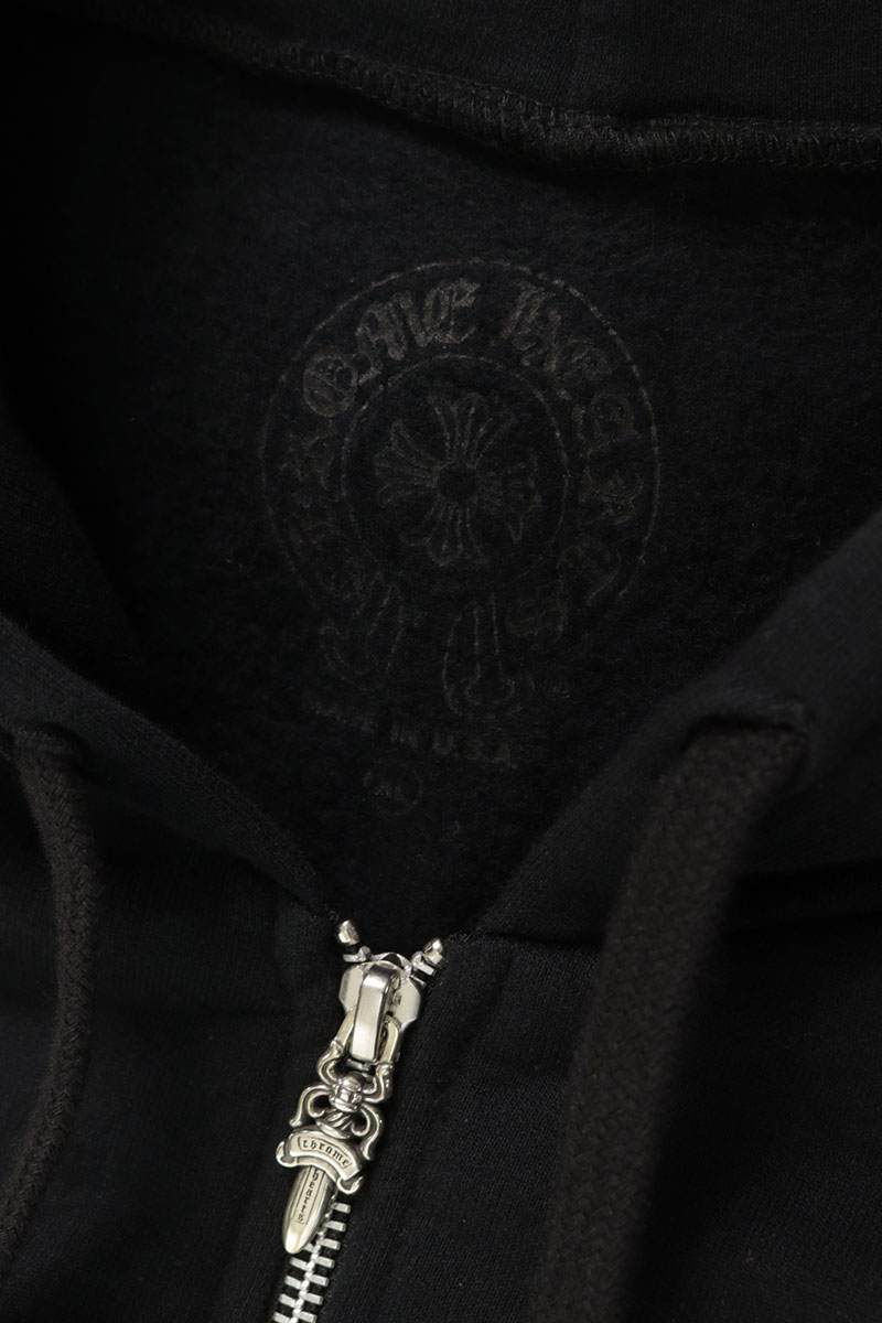 Chrome Hearts SWTSHRT HD ZIP Floral Sleeve & Back Size XL