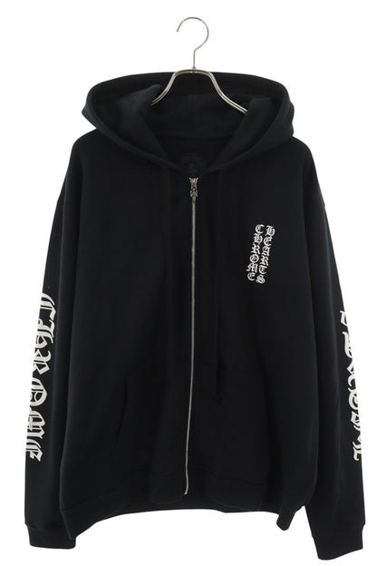 Chrome Hearts SWTSHRT HD ZIP Sleeve Logo Hoodie Black Size L