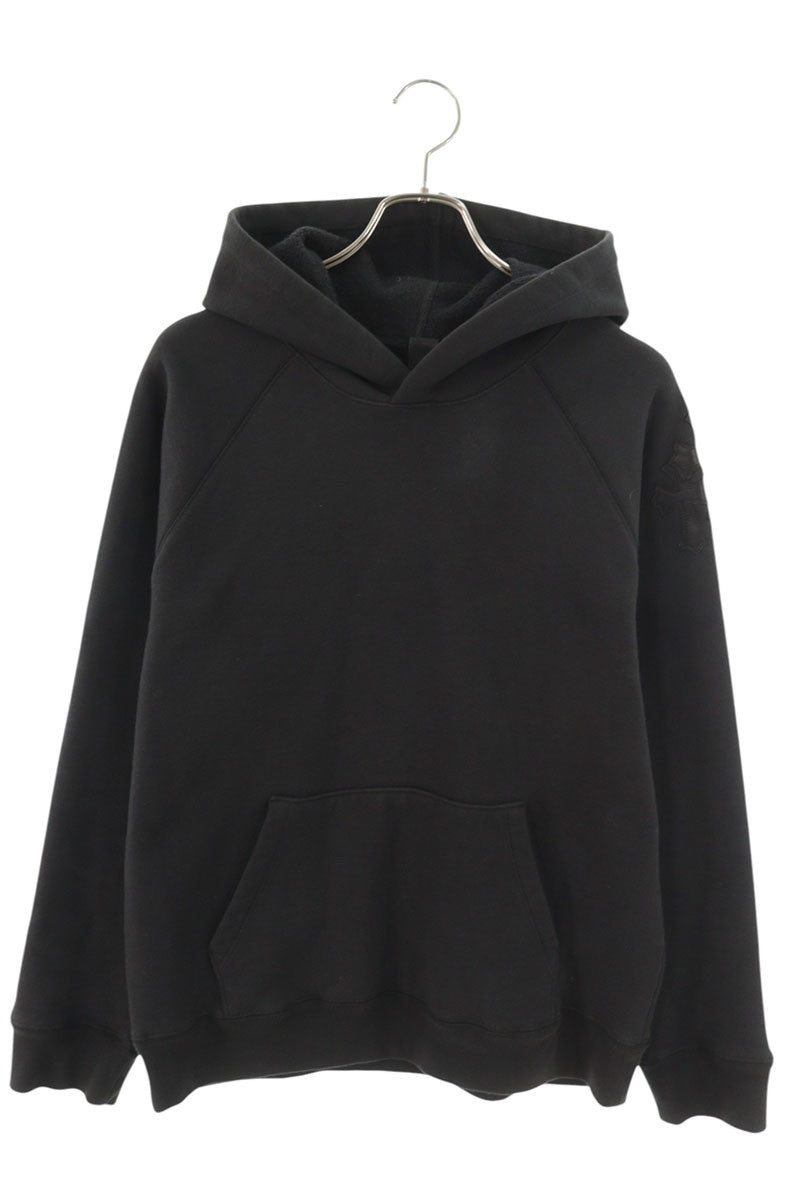Chrome Hearts Y NOT PAPER JAM Cross Leather Hoodie Size M