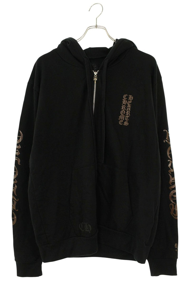 Chrome Hearts SWTSHRT HD ZIP Online Glitter Print Size M