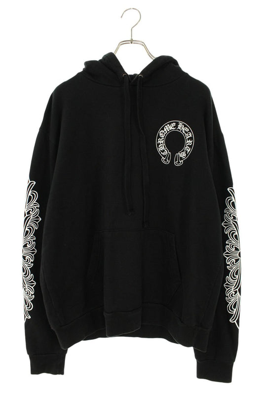 Chrome Hearts SWTSHRT HD PLVR Floral Cross Sleeve Size M