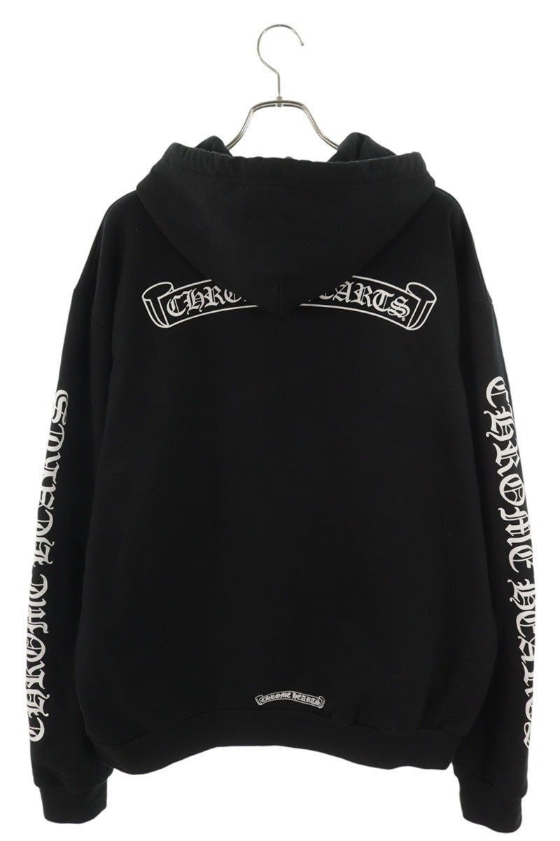 Chrome Hearts SWTSHRT PLVR Back Label Logo Hoodie Size L