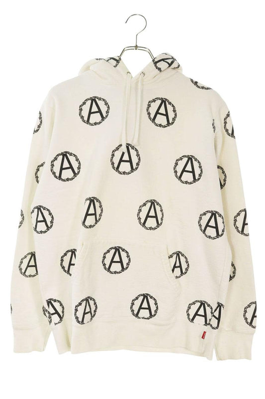 SUPREME 16AW Anarchy Hooded Sweatshirt White Size M