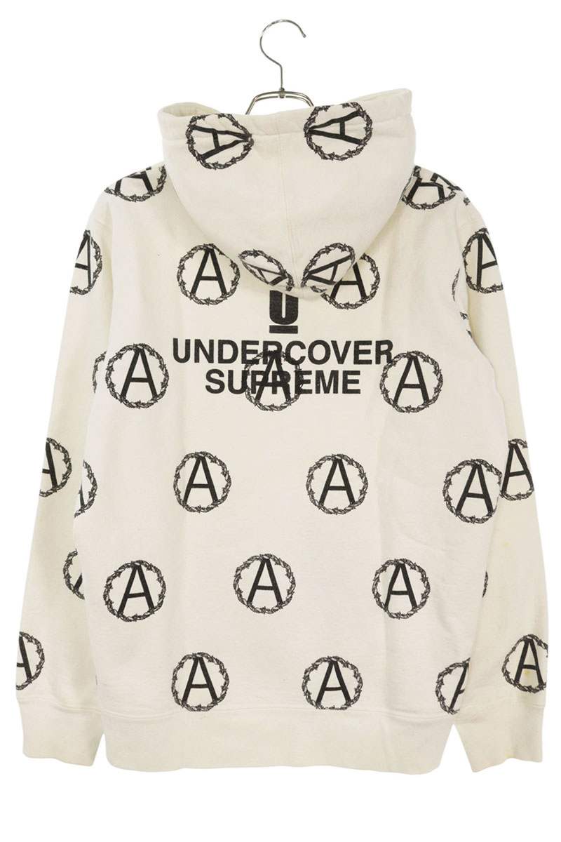 SUPREME 16AW Anarchy Hooded Sweatshirt White Size M