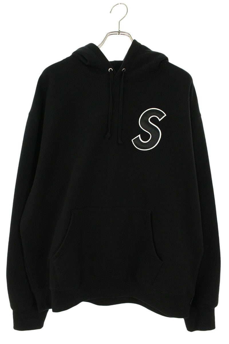 Supreme Front Logo Hoodie Black Size L