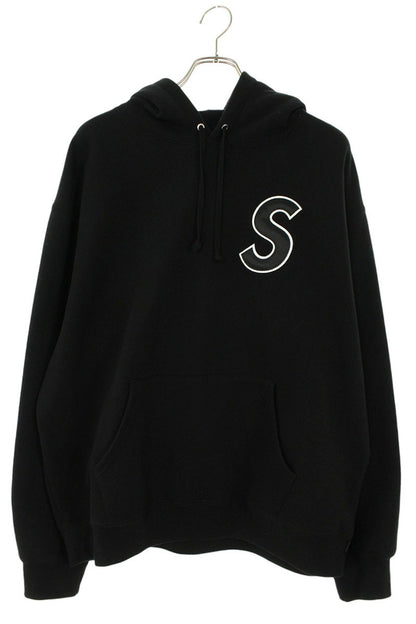 Supreme Front Logo Hoodie Black Size L