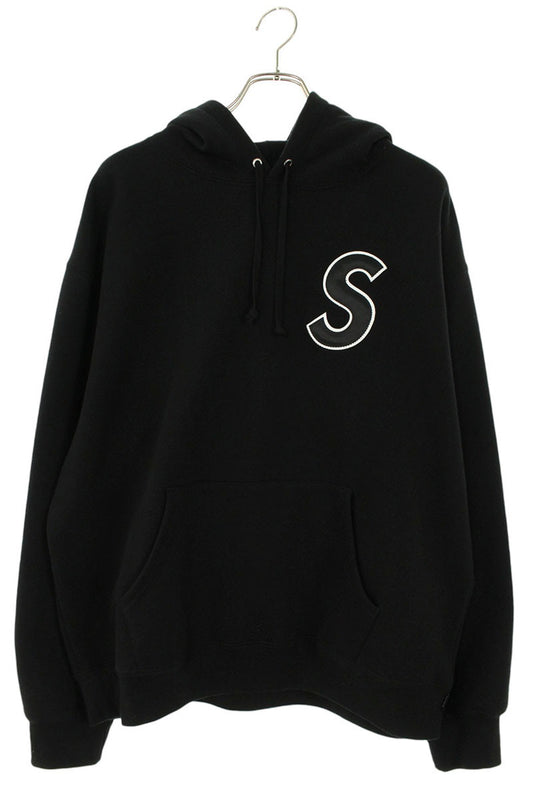 Supreme Front Logo Hoodie Black Size L