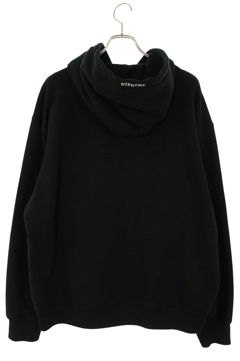 Supreme Front Logo Hoodie Black Size L