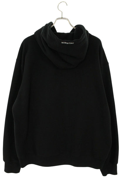 Supreme Front Logo Hoodie Black Size L
