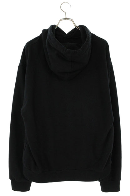 CELINE Pin Logo Pullover Hoodie Black Size XL