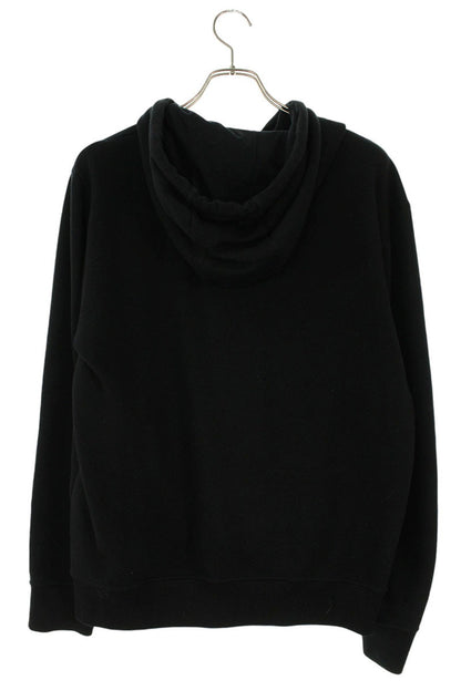 FENDI FF Logo Pullover Hoodie Black Size S