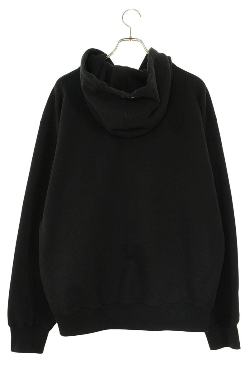 Supreme S Logo Zip Up Hooded Sweatshirt S Black Size L