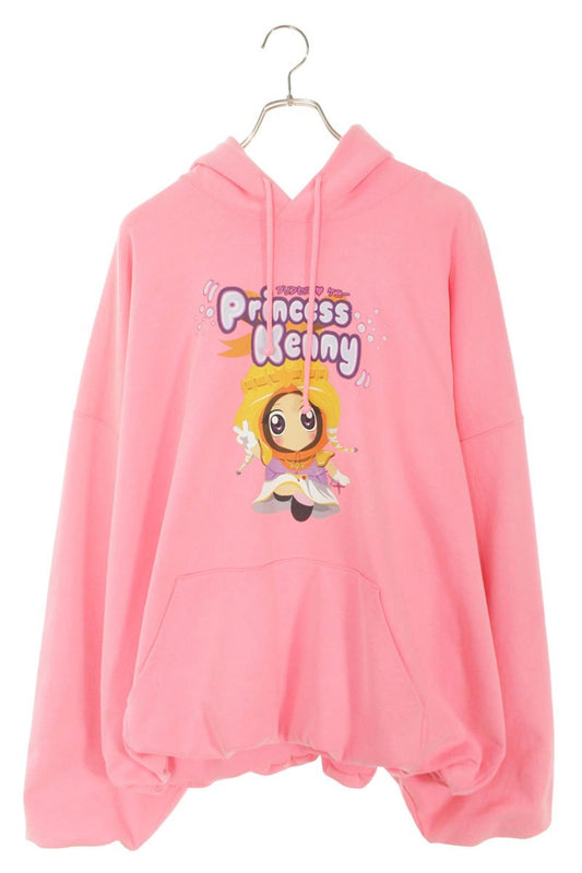 VETEMENTS PRINCESSKENNYCROPPEDBOXY Hoodie Pink Size M