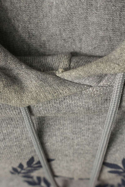 BALENCIAGA BB Logo Emblem Hoodie Gray Size XXS